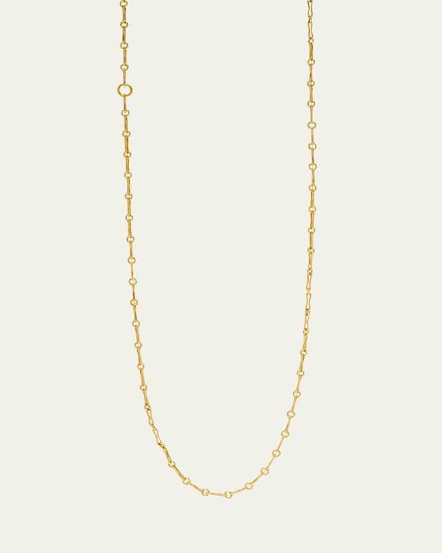 18K Yellow Gold Small Motif Chain Necklace, 20"